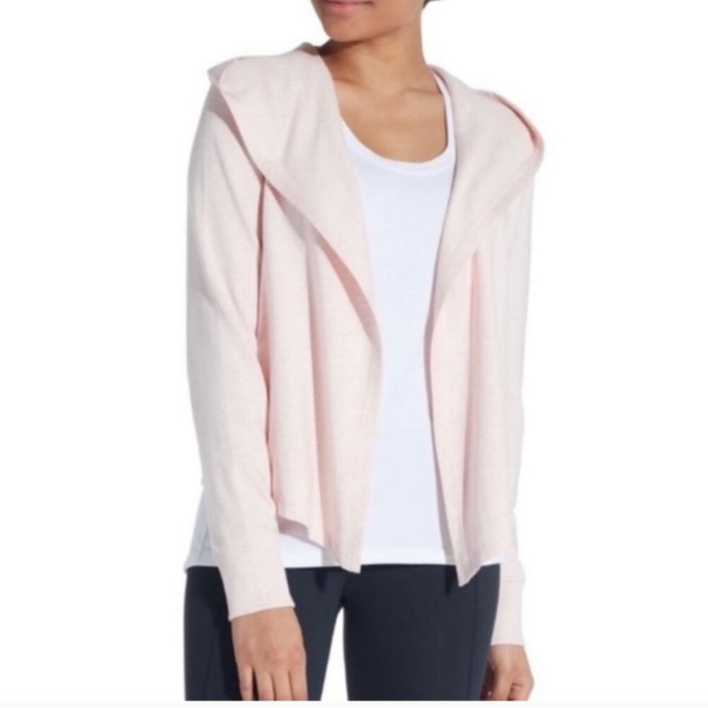 CALIA | Effortless Cozy Pink Cardigan Hooded